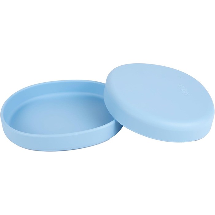 Миски для котів та собак Bebeibon: силіконові, неслизькі, 330 мл, 2 шт. (Блакитний)