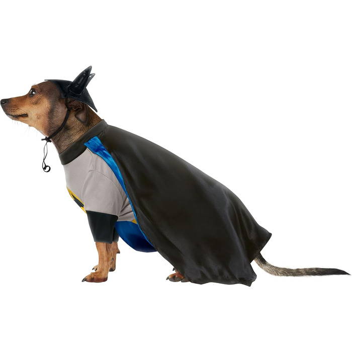 Костюм Бетмена DC Rubie's для великих собак, XXXL, рожевий з паєтками, 96.5x89 см