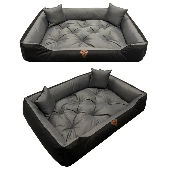 Ліжко-канапа для собак Dogs 4 Life, чорна, 100 см x 75 см