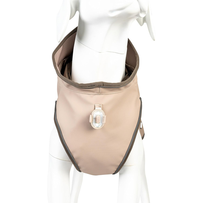 Водонепроникний дощовик для собак Max & Molly, M, пісочний колір. Спортивна куртка для собак з регульованим поясом, світловідбиваюча та безпечна. Дощовик для собак з отвором для шлейки, розмір M