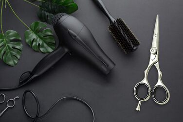 Професійна фризьорська ножиці Linkshänder 5.5 дюймів для стрижки волосся жінок та чоловіків з нержавіючої сталі Razor Edge