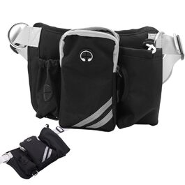 Сумка для собак, дихаюча, з регульованим поясом, для занять спортом, бігу, пляжу, подорожей та тренувань