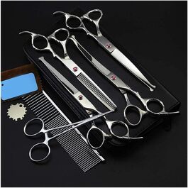 Професійна ножиця для грумінгу собак, вигнута ножиця для шерсті, ножиці для собак та котів, професійні ножиці для грумінгу