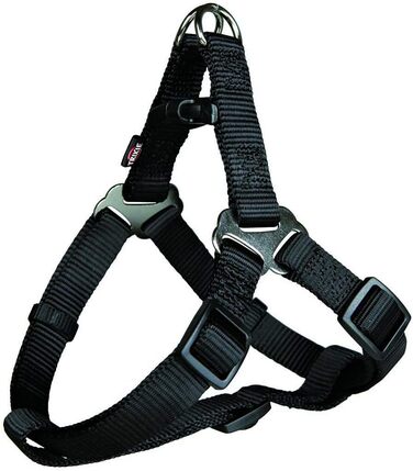 Шлейка для собак TRIXIE Premium Touren, чорна, L-XL (70-110 см), для великих собак