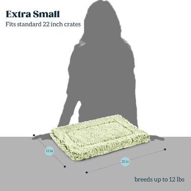 Міцне собаче ліжко Stoutwool – м'яка підстилка в переноску для собак – надійна підстилка для активних собак – можна прати, ідеально для маленьких порід, розмір 53 x 30 x 5 см