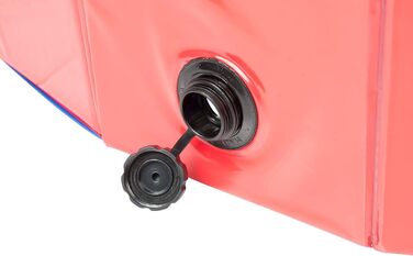 Складаний басейн для собак Sweetypet XL 120x30 см, червоний, із нековзким дном