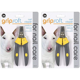 Набір з 2 шт. PetMate JW Gripsoft Deluxe: безпечні ножиці для стрижки нігтів тварин