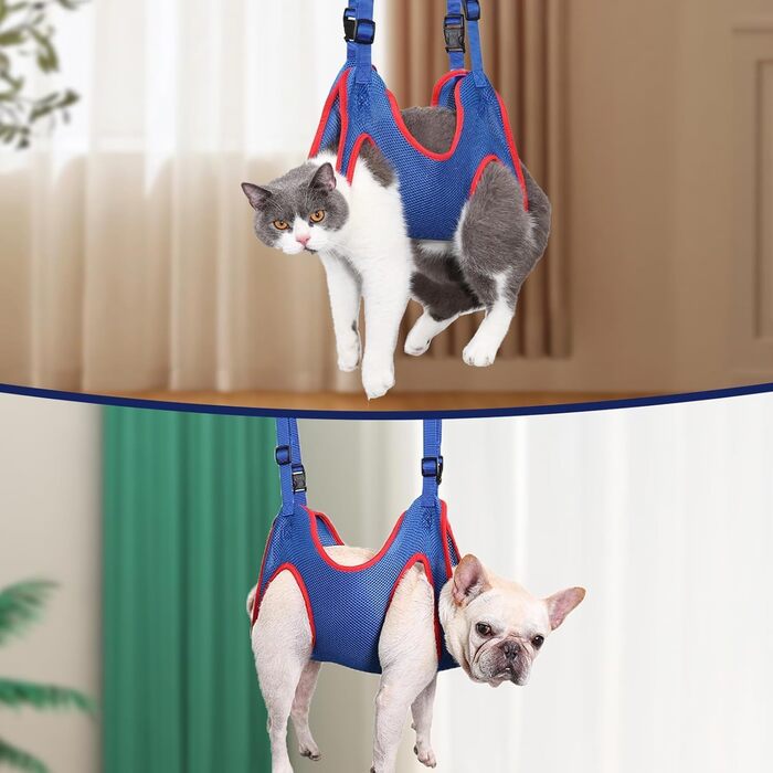 Гамак для грумінгу собак та котів, пристрій для грумінгу та стрижки нігтів, 6-10 кг