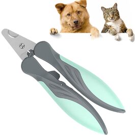 Професійна ножиця для грумінгу собак і котів: безпечна, з неслизькими ручками, для собак, кошенят, кроликів (зелена)