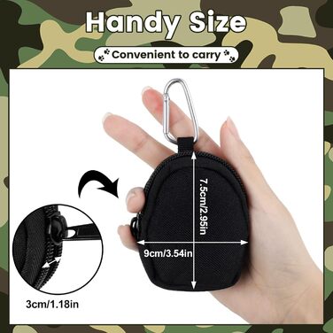 Сумка для ласощів для собак, 2 шт., сумка для дресирування собак, сумка для цуценят та собак з відділенням та карабіном