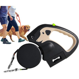 Автоматичний поводок для собак, 3 метри, міцний, для прогулянок, подорожей, тренувань, хакі