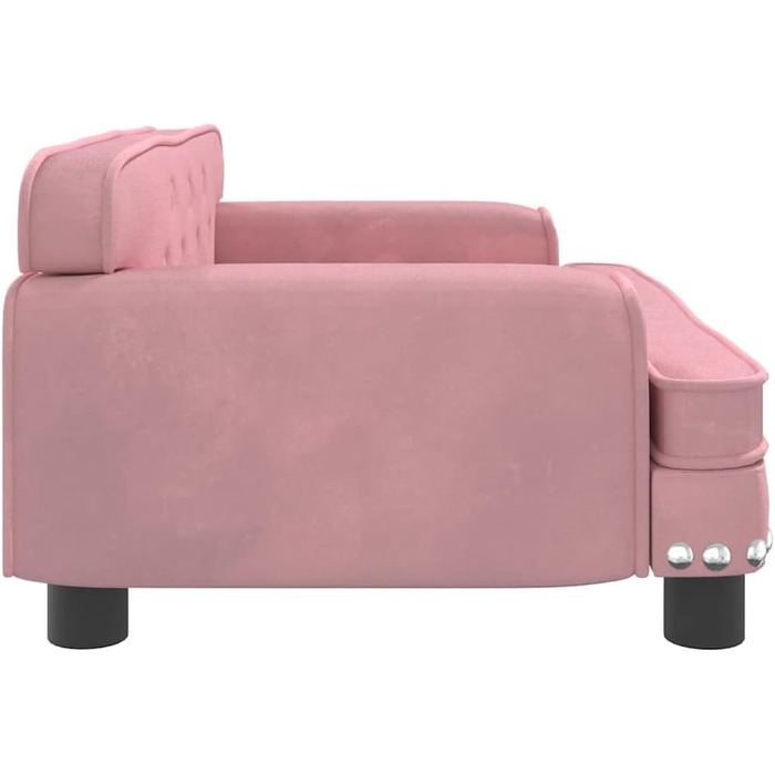 Крісло-ліжко для собак VidaXL, 70 x 45 x 30 см, Рожеве