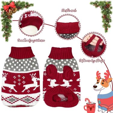 Пуховик для собак на зиму, теплий пуховик для тварин, одяг для собак, червоний, розмір S