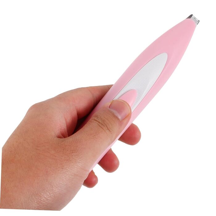 Електричний триммер для собак та котів POPETPOP (2 шт.) - безшумний, для догляду за тваринами, рожевий, 15.8*3.3cm