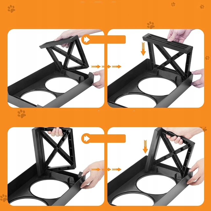 Підвищена миска для собак, антиковзана миска для корму