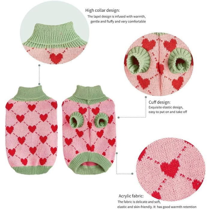 Теплий зимовий одяг для собак та котів (бавовна), рожевий