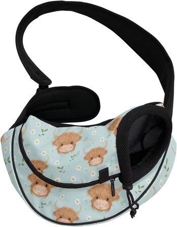 Сумка для собак COEQINE, рожева зірка, для подорожей, через плече, для маленьких собак, зручна та дихаюча