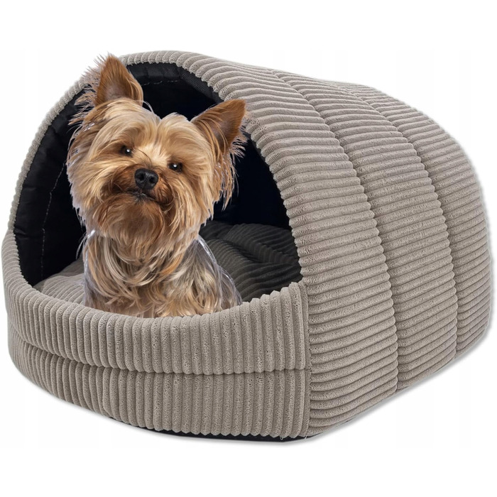 Будка для собак Odol-Plusz, чорна, 45 см x 50 см