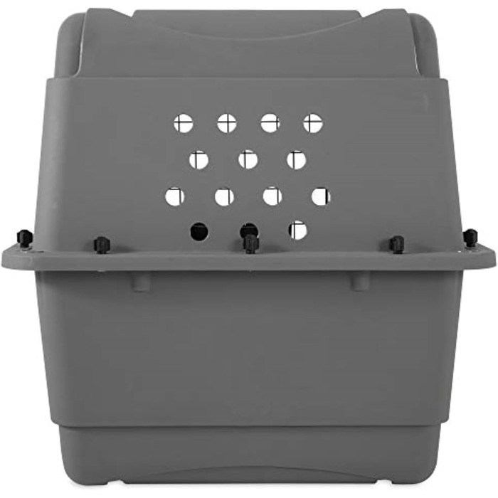 Переноска для собак Petmate Sky Kennel 28 сіра, 71×52×54 см, пластикова