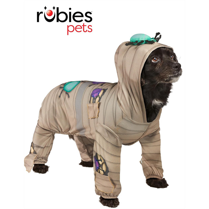 Костюм мумії для домашніх тварин Rubie's, з капюшоном, розмір XL, як на фото
