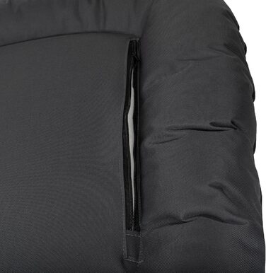 Водонепроникне лежанка для собак, килимок з кодури | Внутрішнє та зовнішнє використання, для маленьких собак | Сірий колір, розмір S: 70 x 50 см