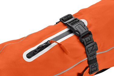 Теплий водонепроникний тег для такси для собак HUNTER NORDBY, оранжевий, з підкладкою, світловідбиваючий, для маленьких собак з довгим тілом, розмір 40