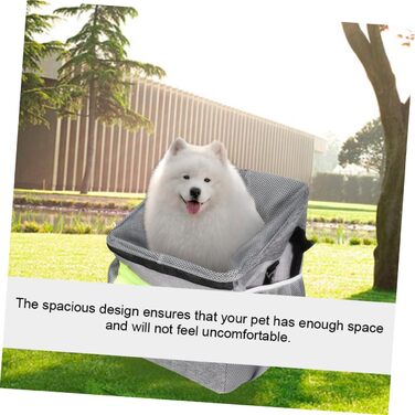 Фаркоп для велосипеда Toddmomy для тварин: дихаючий оксфорд, знімний ручка, складана переноска для собак та котів