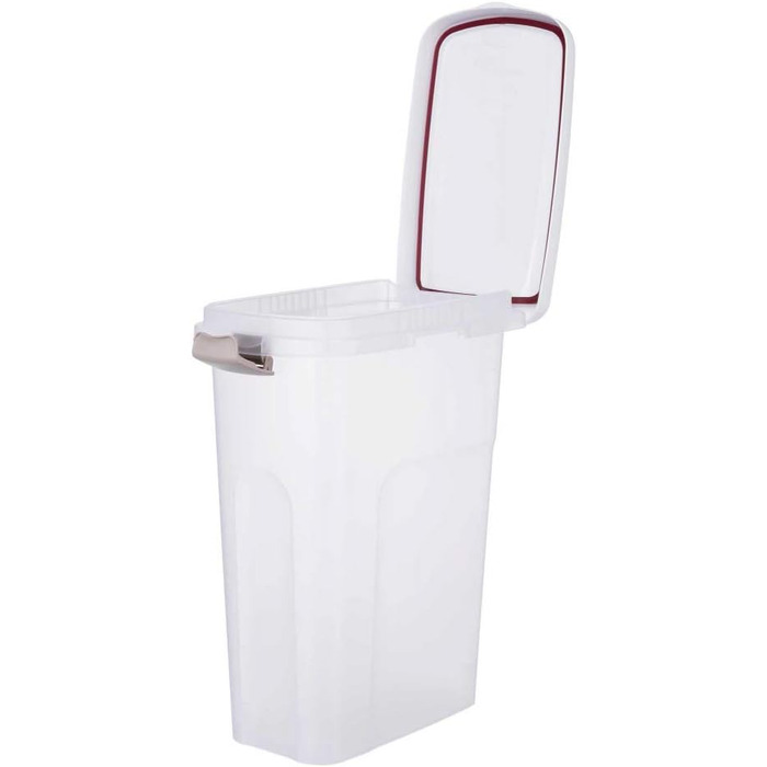 Контейнер для зберігання продуктів Tonne, 40 л, прозорий, з кришкою, 27 x 61 x 45 см