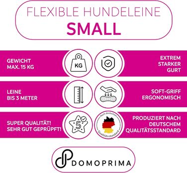 Нашийник для собак DOMOPRIMA: міцний, безпечний, 3 розміри (S, M), 4 кольори (сірий, блакитний, зелений, рожевий)