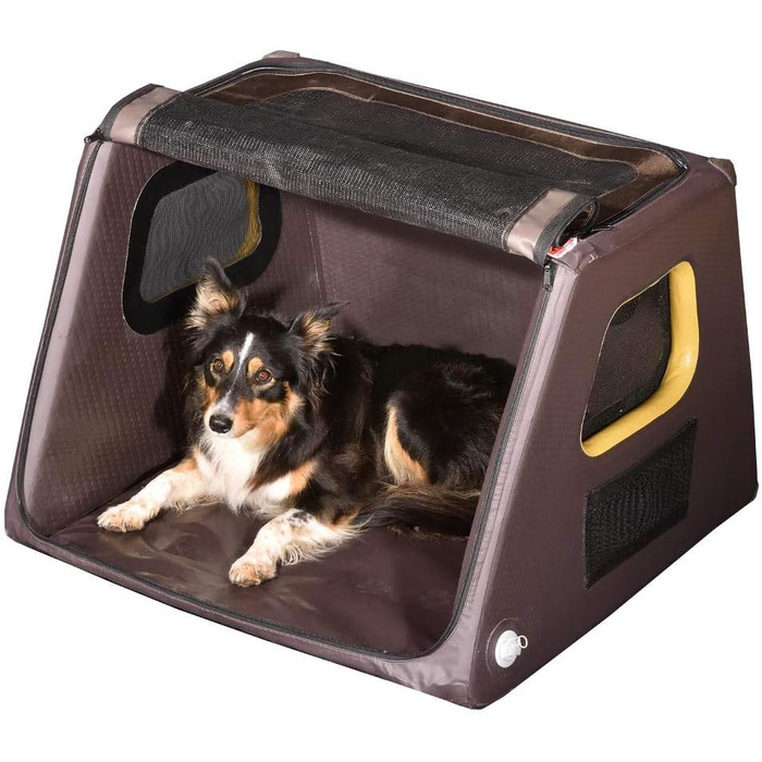 Надувна переносна собача будка TAMI M - переносна собача будка, переносна клітка для собак, автокрісло для собак