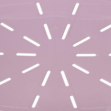 Крізьове ліжко для собак та котів Ferplast Siesta Deluxe, пластикове, середнє, миється, з отворами, ковзаюче, рожеве, 62x41x23.5 см