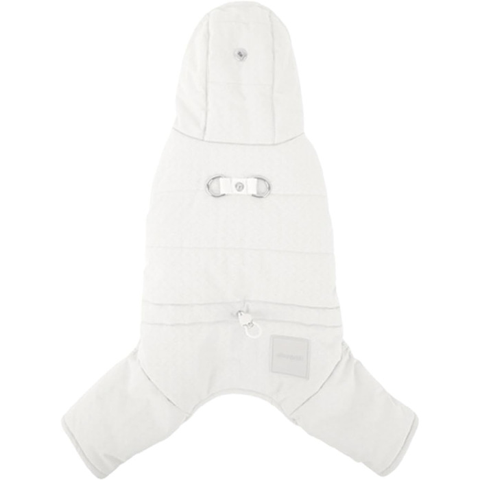 Зимова куртка для собак, тепла флісова куртка для маленьких собак, тепла зимова одіяння для тварин (білий, S)