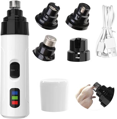 Електричний шліфувальник для собак та котів Leiser Groom Pro Kit, 2 швидкості, USB-зарядка