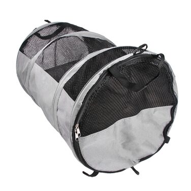 Транспортна переноска для собак Cuque, Oxford-тканина, стійка до укусів, водонепроникна, складна, з дихаючою сіткою, легка для автокрісла (38 x 15 x 21 см)