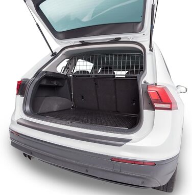 Сітка для собак Travall Volkswagen Tiguan (2016-2024) - захист багажника, міцна сталева сітка