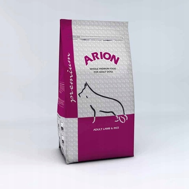 Сухий корм для собак Arion Premium Adult Ягня з рисом 10 кг + 2 кг