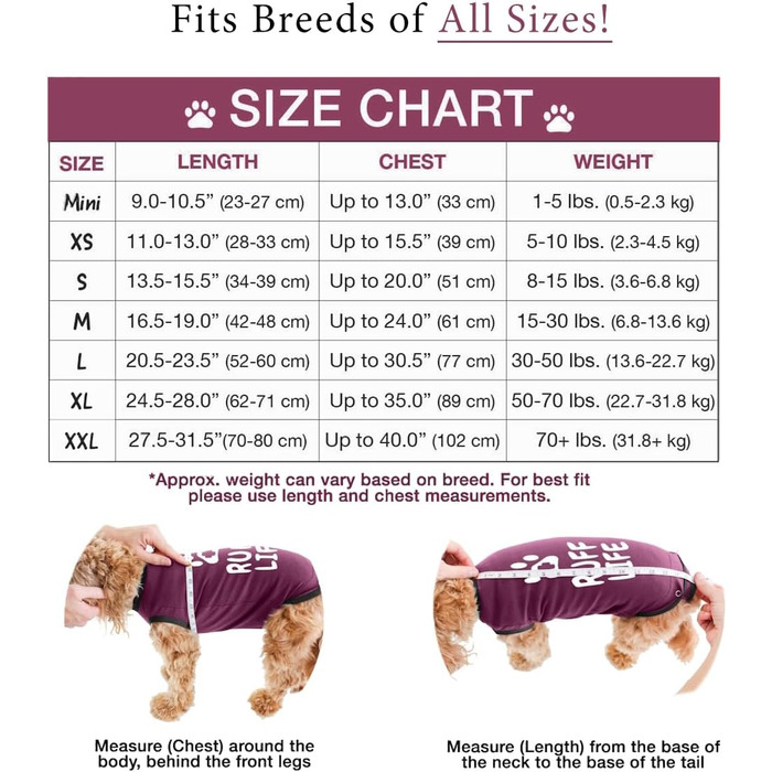 Захисний боді для собак після операції (для сук та кобелів), боді після кастрації, альтернатива нашийника (каштанового кольору, розмір S)