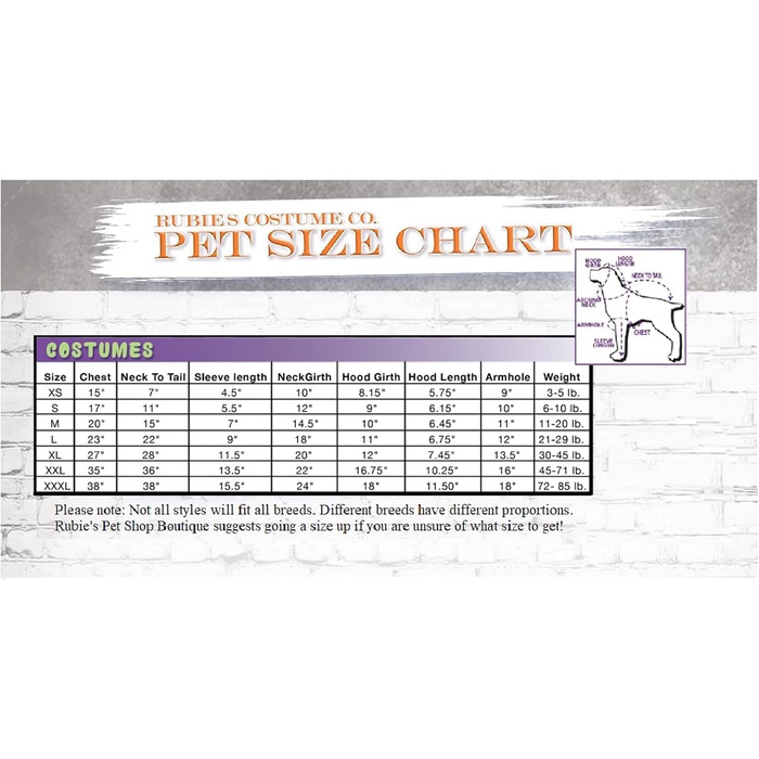 Костюм Бетмена DC від Rubie's для великих собак, розмір XXL (обхват шиї до хвоста 96,5 см, обхват грудей 89 см), для Хелловіну