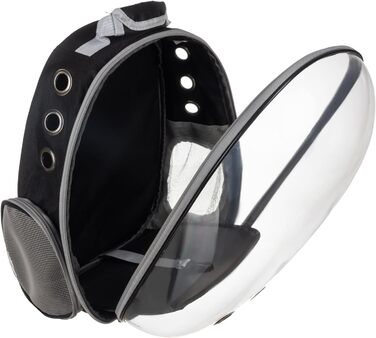 Рюкзак для тварин з прозорим плексигласом, дихаючий, капсула для тварин до 5 кг, 23309