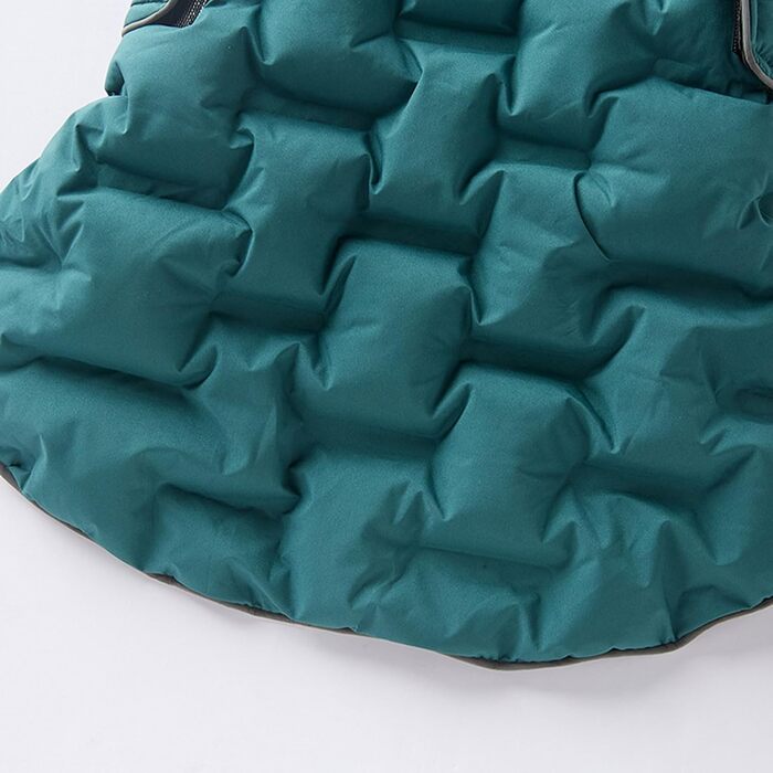 Теплий зимовий пуловер для собак та котів: міцний трикотаж, м'який матеріал, колір м'ятно-зелений (L)