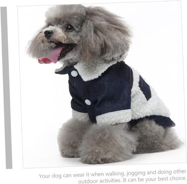 Теплий зимовий костюм для цуценят Abaoadam: зручний халат для прогулянок та ігор на вулиці