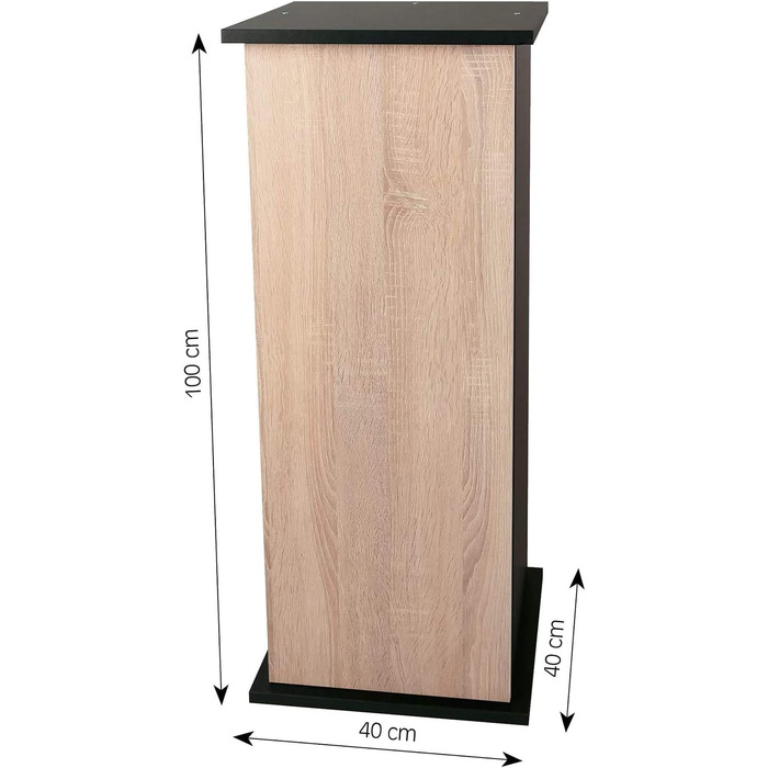 Тумба 100 см з дверцятами Sera Sonoma Oak для акваріума Scaper Cube