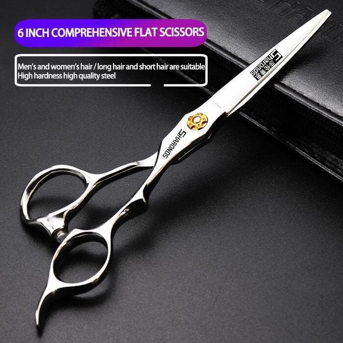 Професійна ножиця для грумінгу собак та котів Fellschere 6/6.5/7.5 дюймів з нержавіючої сталі (2 шт.)
