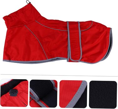 Водонепроникний дощовик для собак BESPORTBLE, XXXL: надійний захист від дощу та вітру