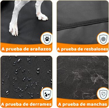 Захисна накидка для багажника KYG Universelle, нейлон, вологостійка, 184x103 см. Захист від шерсті, бруду, рідин для тварин (собак, котів)