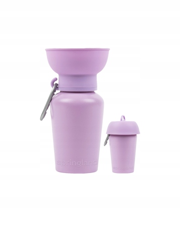 Поїлка пластикова Springland, фіолетова, 0,59 л