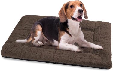 Килимок для собак середнього розміру Baodan, 90x60 см, коричневий, з антиковзаючою основою