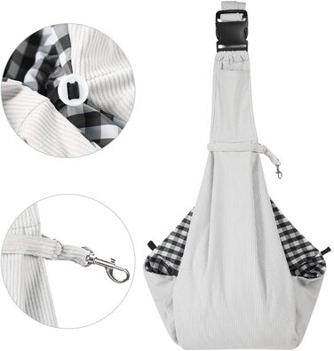 Сумка-переноска для собак і котів до 7 кг, сірого кольору. Зручна, регульована, складана переноска для тварин. Ідеальна для маленьких собак та кошенят.