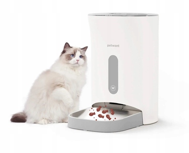 Інтелектуальний автоматичний годувальник для собак та котів, 4 л