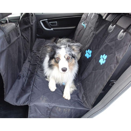 Плед для собак Callieway Autoschondecke Woo, чорний, м'який, для автомобіля